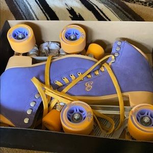 Candi Girl Carlin Periwinkle Roller Skates